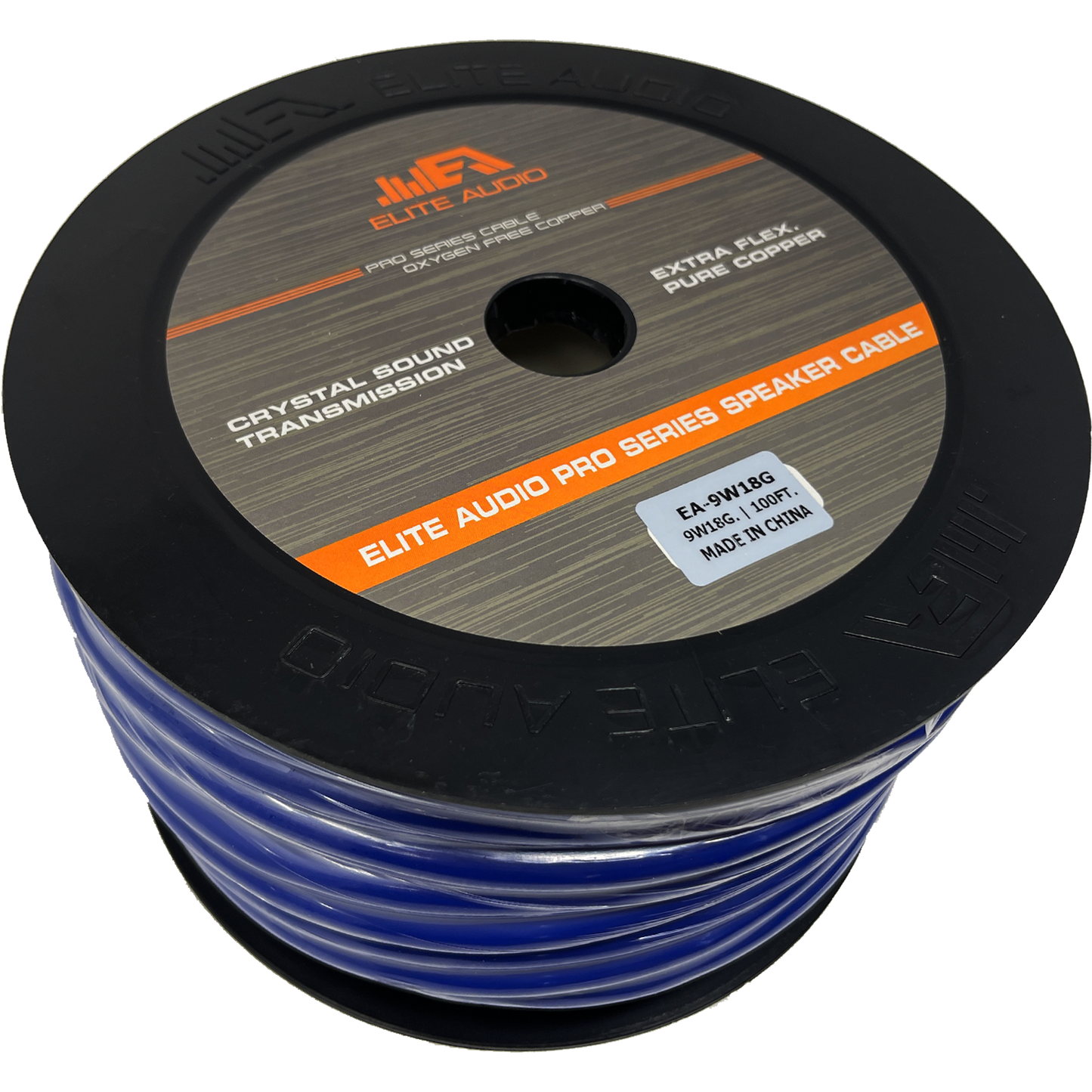 Elite Audio EA-9W18G-100 18GA OFC 9-Conductor Speed Wire 100ft